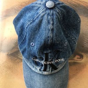 Denim Calvin Klein ball cap